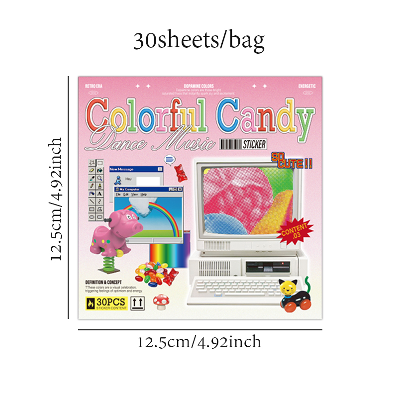 30sheets/book Sticker Book Ret - Desk Setup Photo のレビューと価格