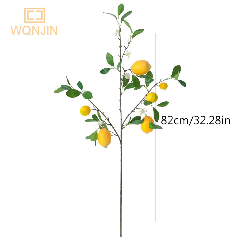Lemon Branches With Fruit Simu - Desk Setup Photo のレビューと価格