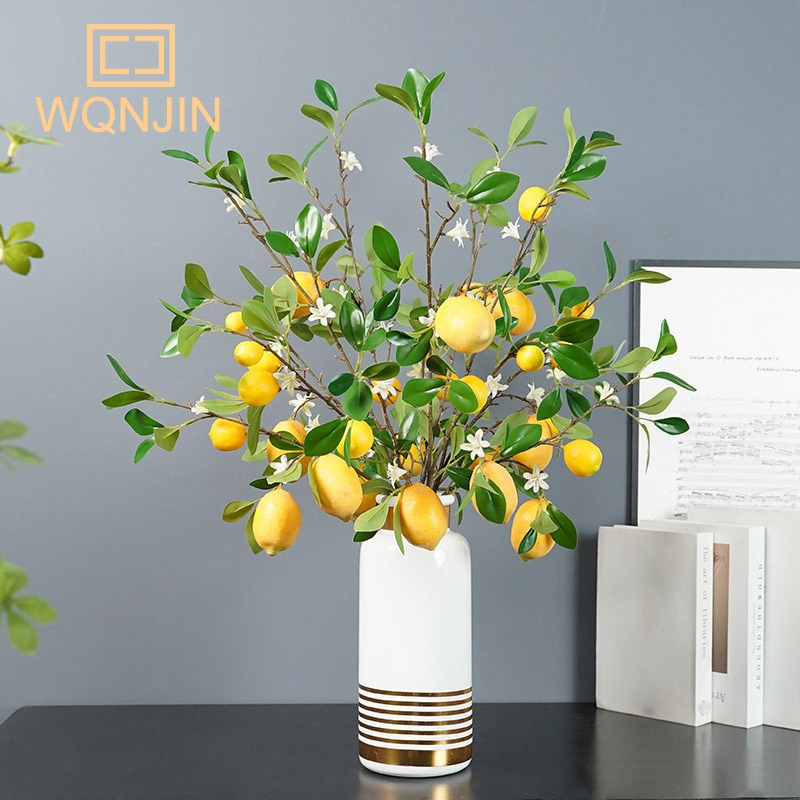 Lemon Branches With Fruit Simu - Desk Setup Photo のレビューと価格