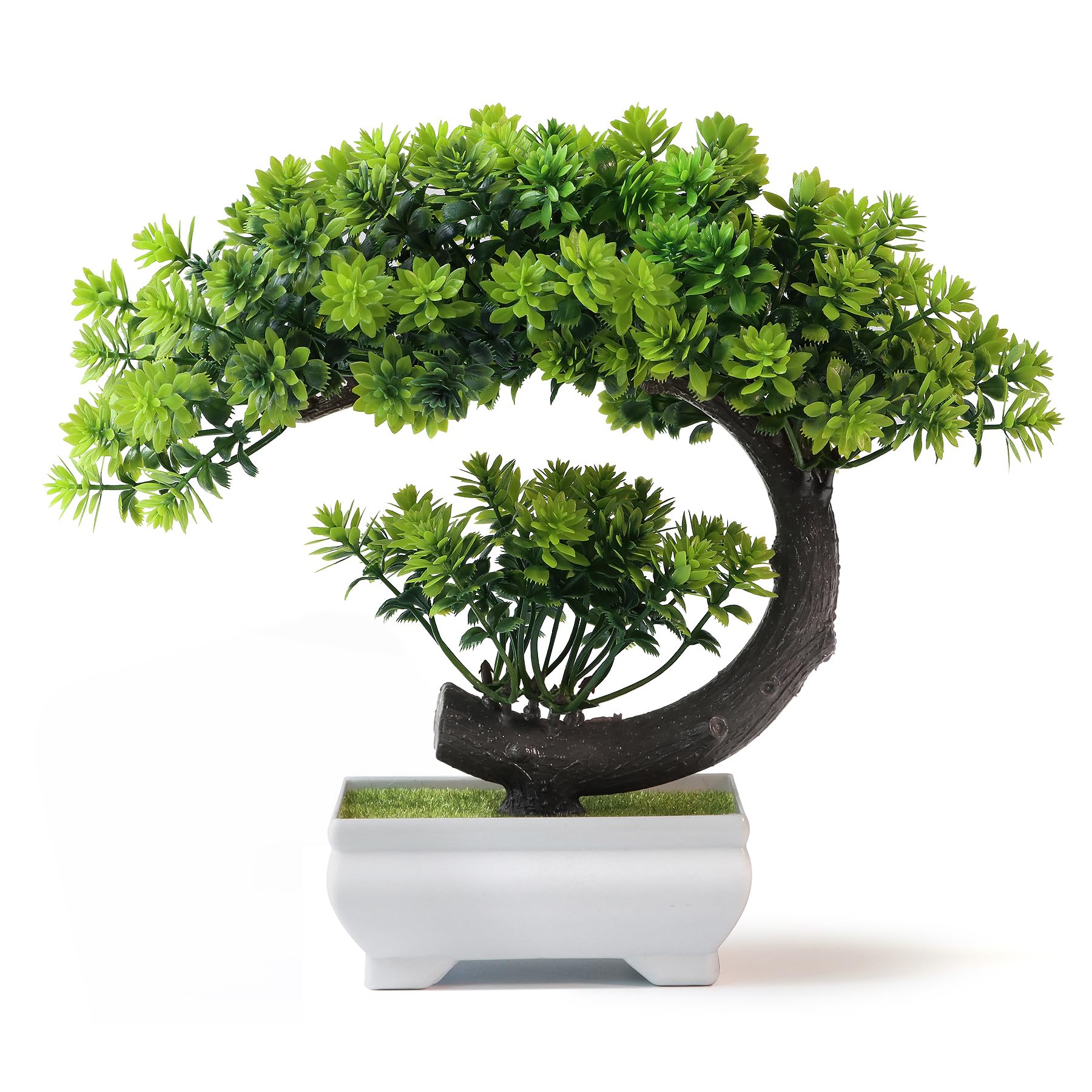 Uflower Small Artificial Plant - Desk Setup Plants のレビューと価格
