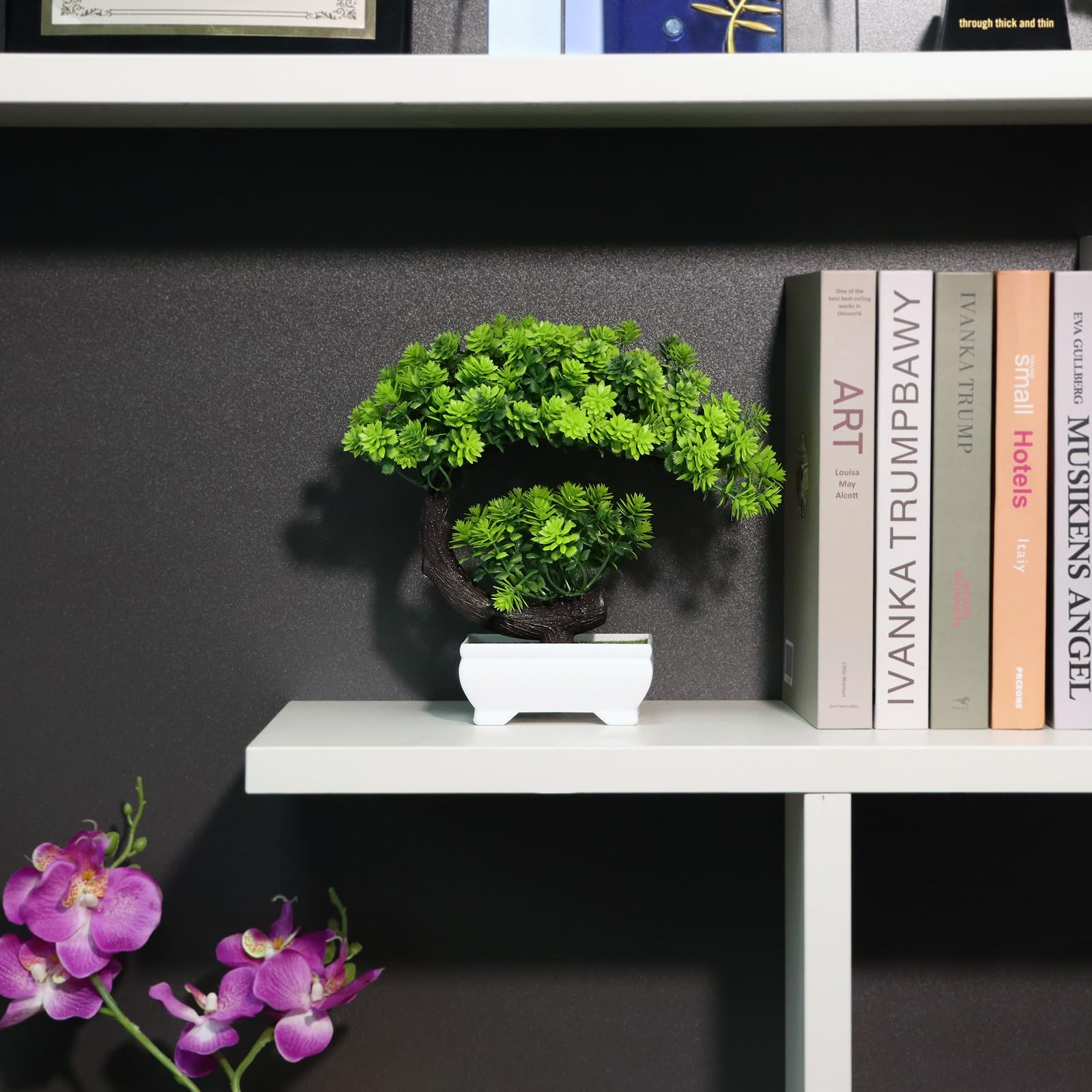 Uflower Small Artificial Plant - Desk Setup Plants のレビューと価格
