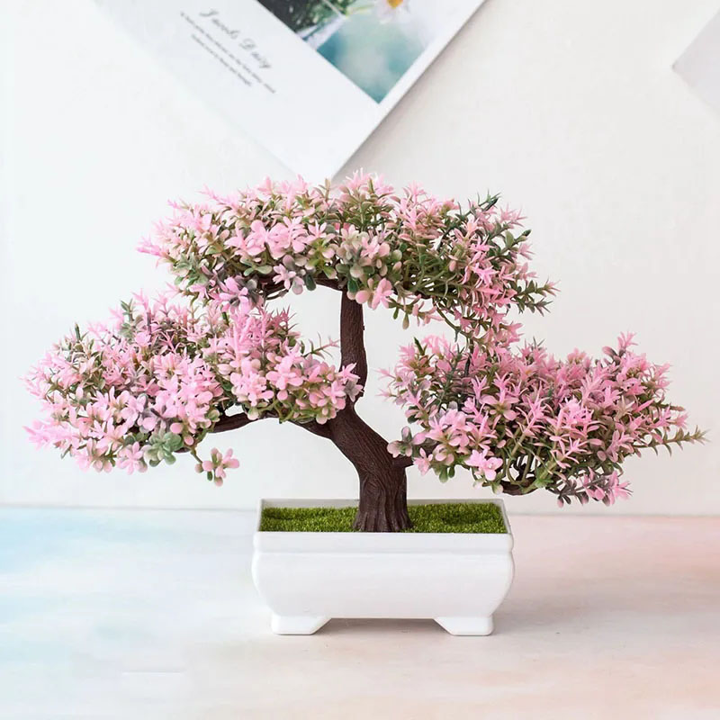 Artificial Plants Bonsai Fake  - Desk Setup Plants のレビューと価格