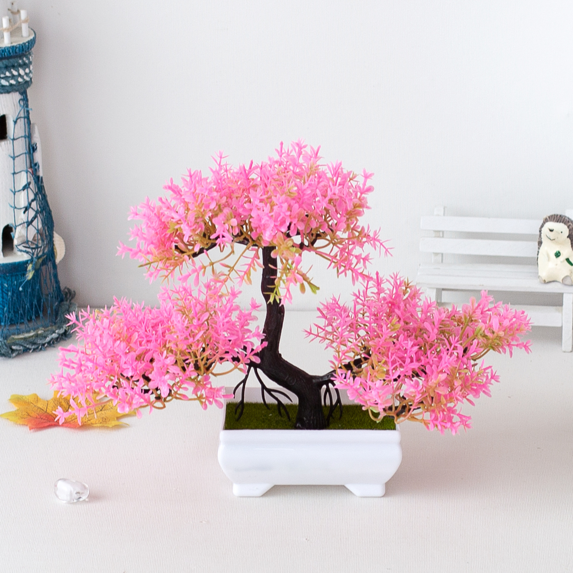 Artificial Plants Bonsai Fake  - Desk Setup Plants のレビューと価格