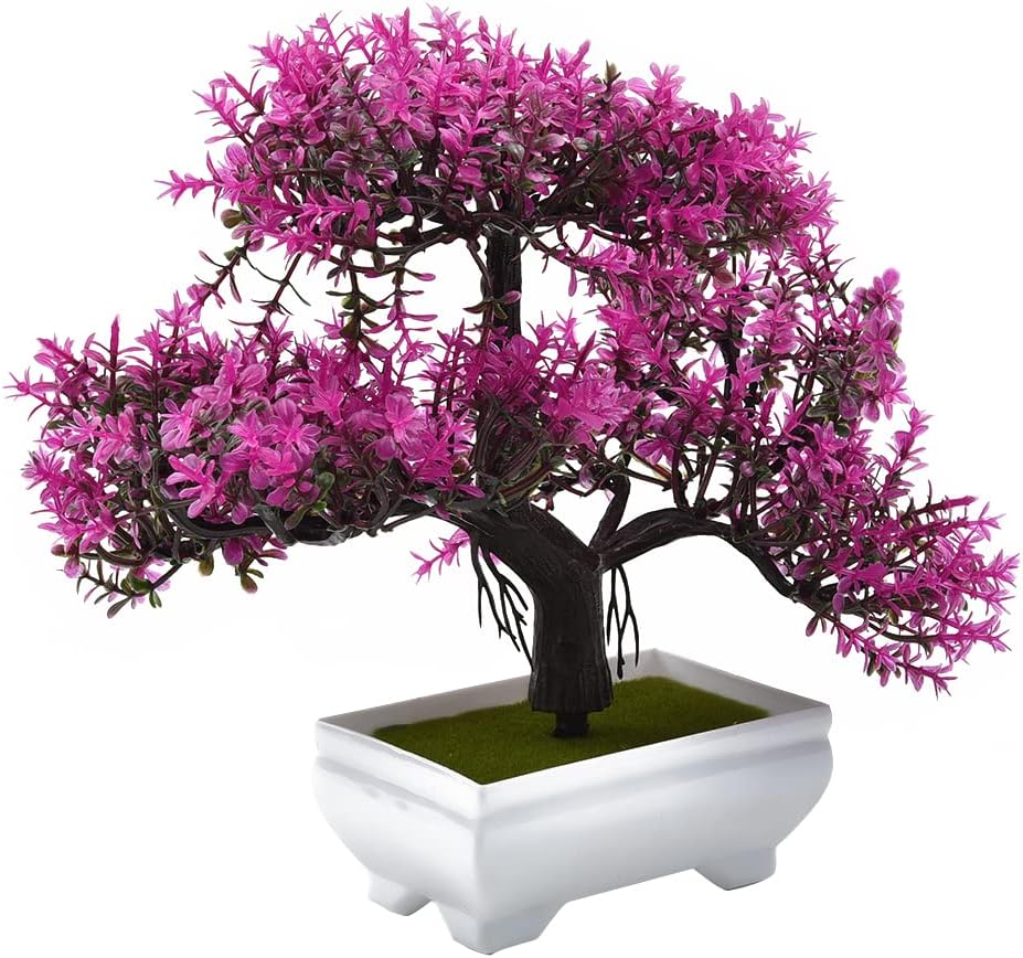 Artificial Plants Bonsai Fake  - Desk Setup Plants のレビューと価格