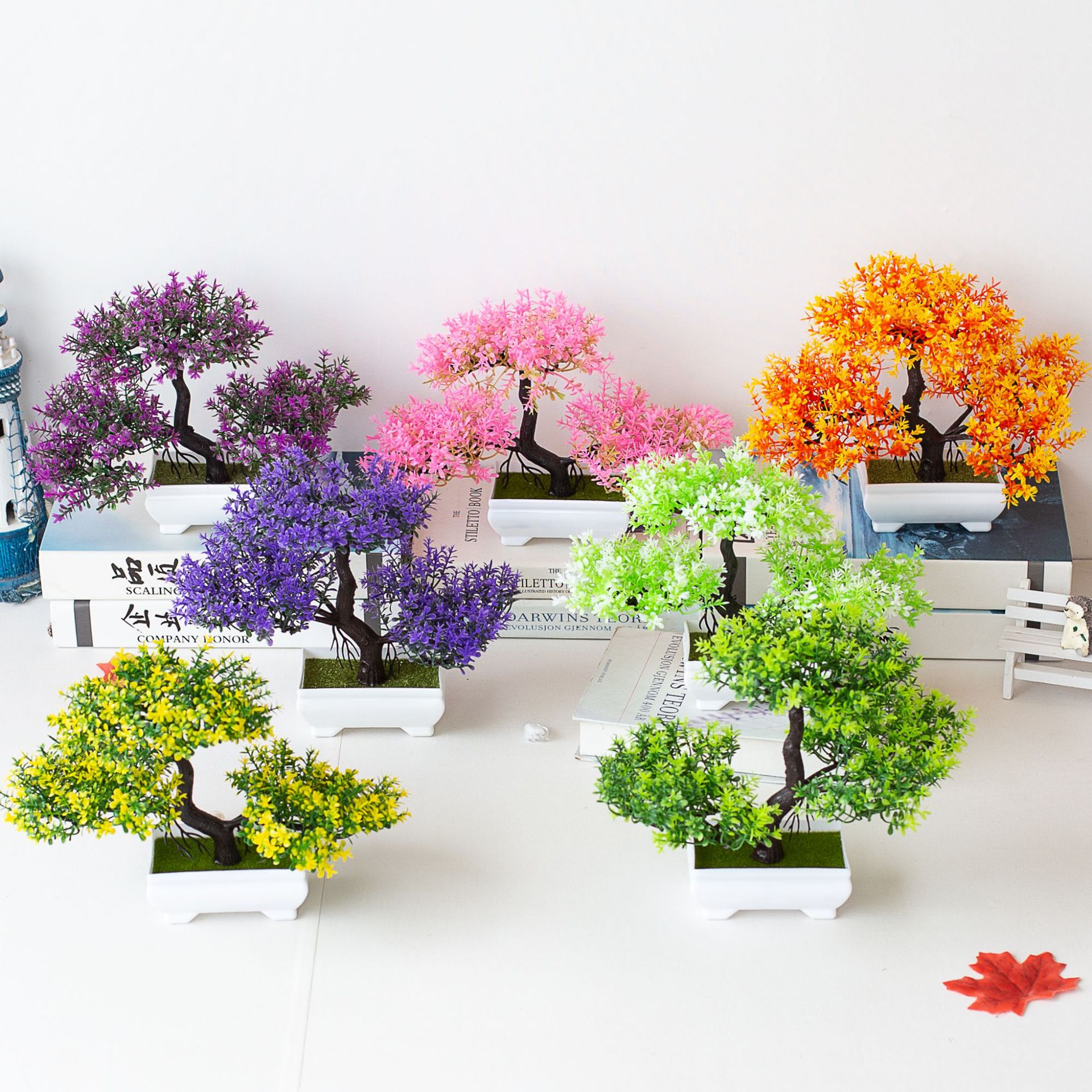Artificial Plants Bonsai Fake  - Desk Setup Plants のレビューと価格