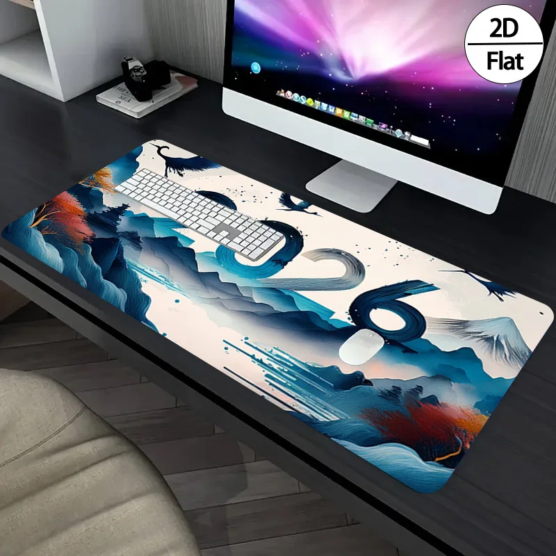 2026 New Year Ink Painting 2D  - Rubber Mat Desk のレビューと価格