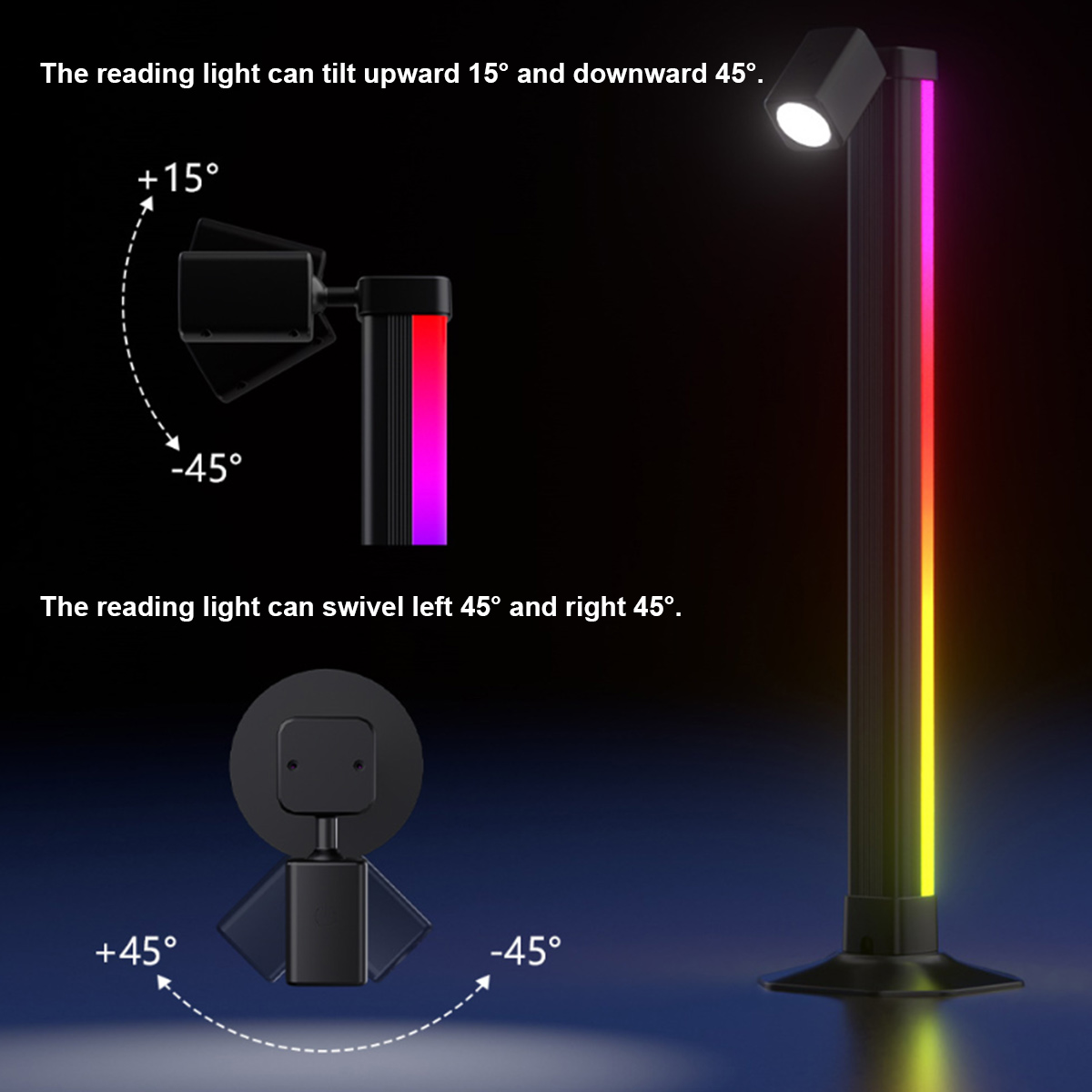Smart Light Bar LED RGB Music  - Desk Setup For Gaming のレビューと価格