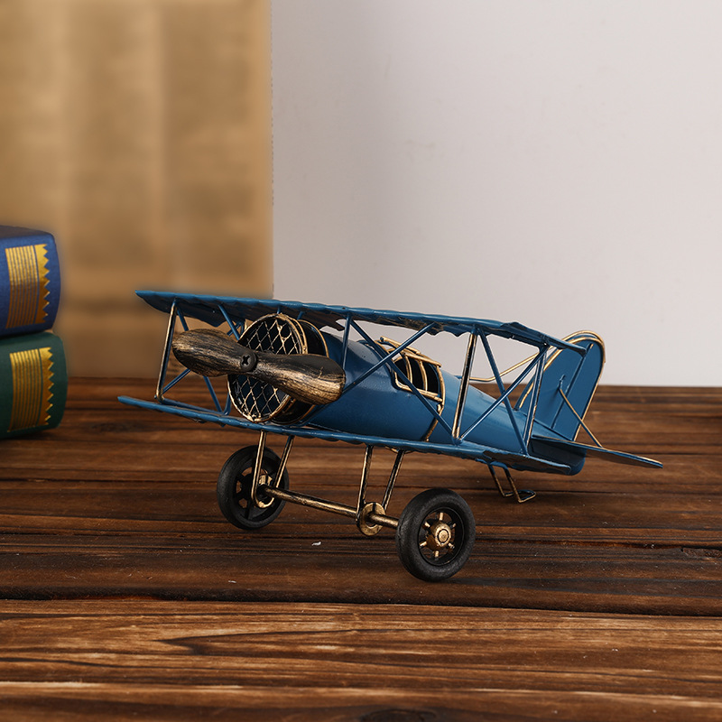 Retro Iron Metal Aircraft Mode - Desk Setup Photo のレビューと価格
