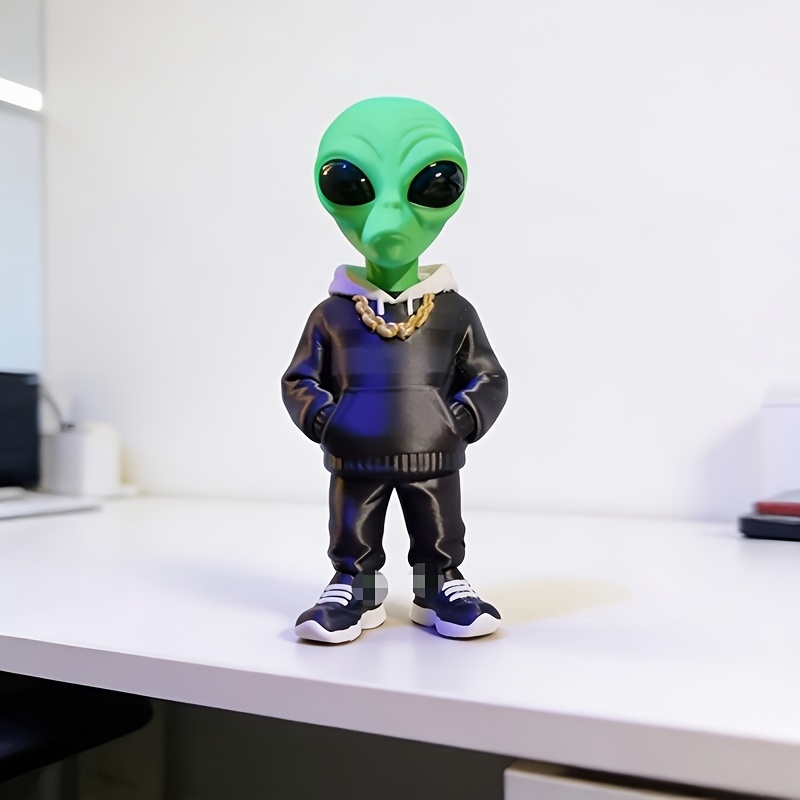 1 Piece Green Alien Figure wit - Desk Setup Home Office のレビューと価格