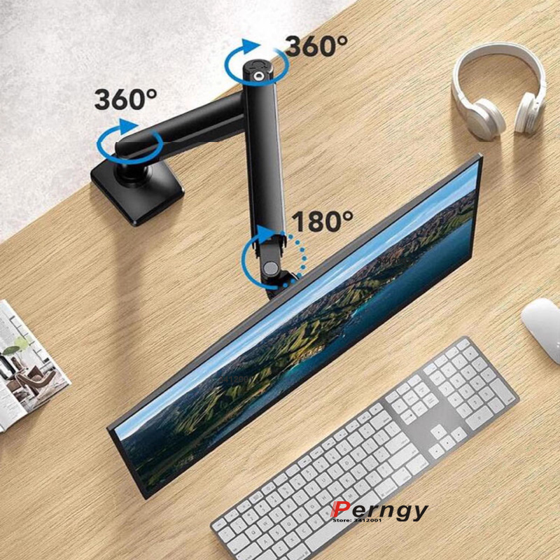 D-MOUNT D80 metal alumin 2-10K - Desk Setup Monitor Arm のレビューと価格