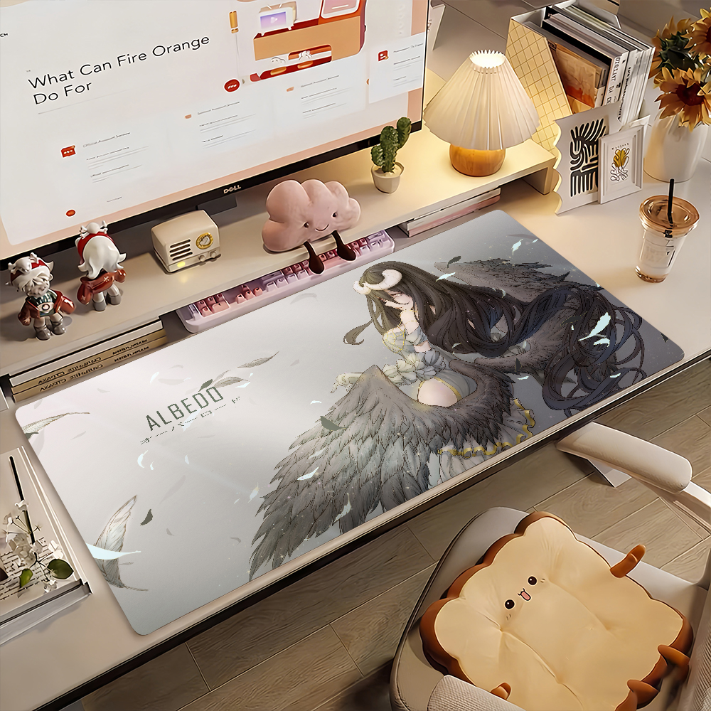 Anime O-OverlordS Albedo Mouse - Desk Setup Anime のレビューと価格
