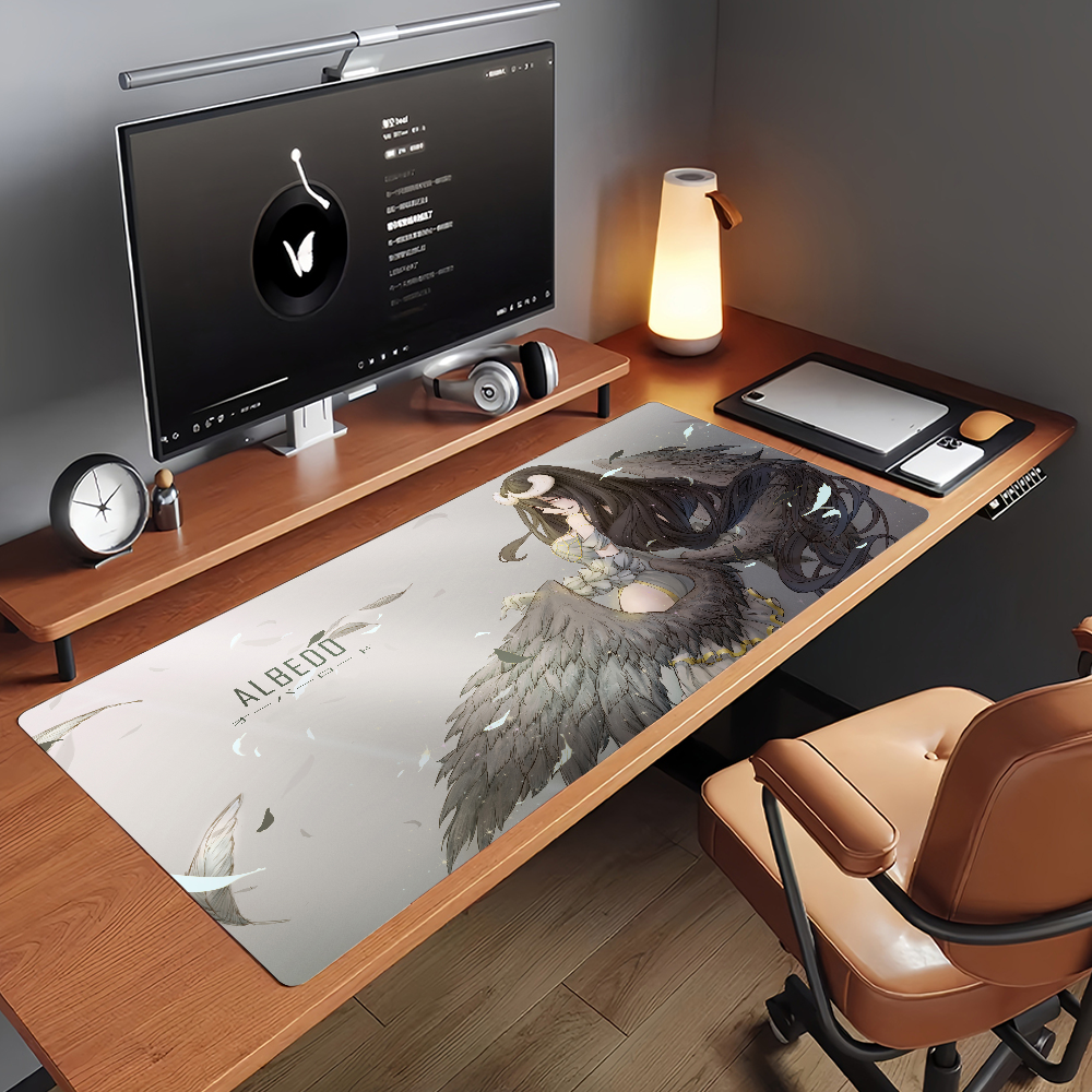 Anime O-OverlordS Albedo Mouse - Desk Setup Anime のレビューと価格